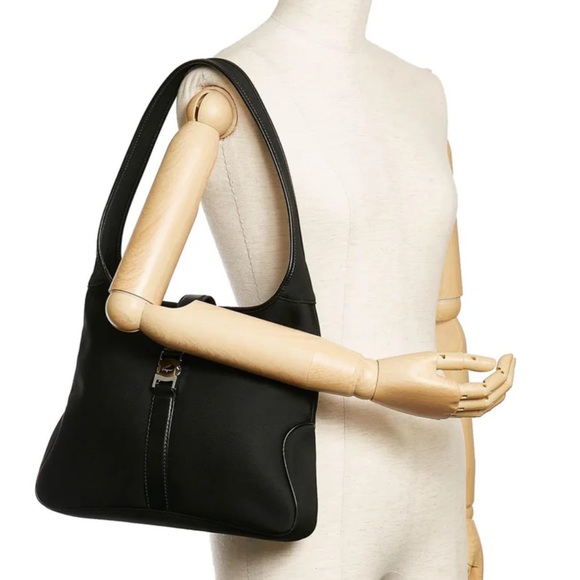 Salvatore Ferragamo Handbags - Vintage Y2K Salvatore Ferragamo Gancini Hobo Shoulder Bag – Black –Made in Italy